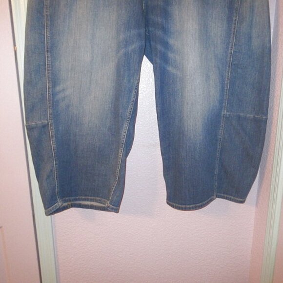 Anthropologie Pilcro The Kenna Barrel Jeans Size 22W High Rise Wide Leg Denim - Picture 3 of 11